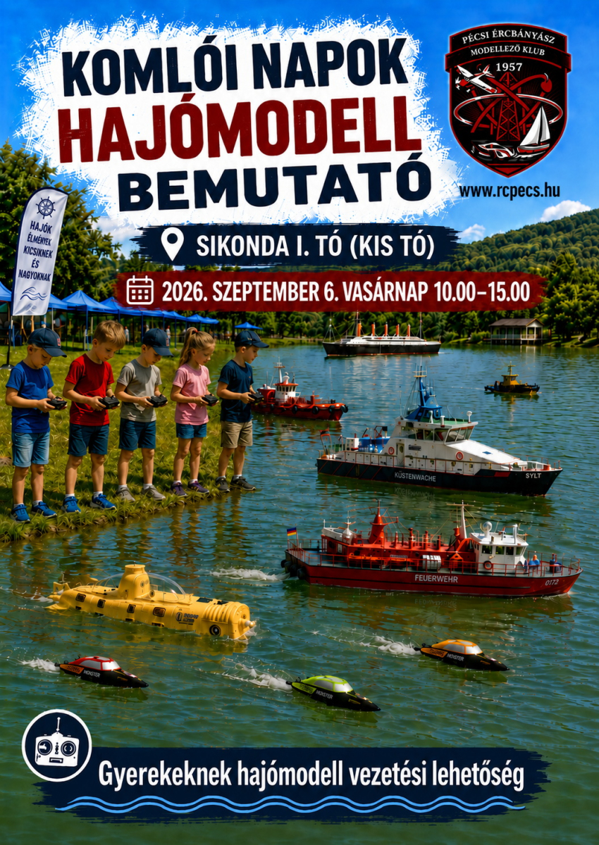 Élethű hajómodell bemutató Sikondán